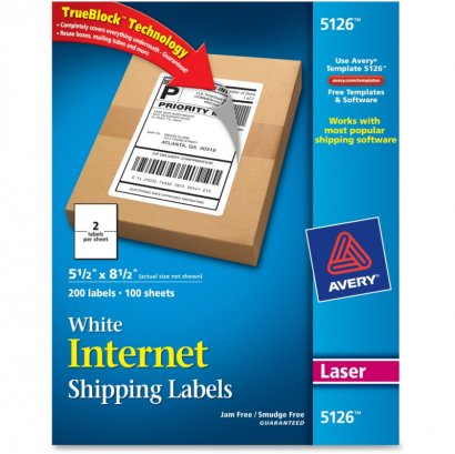 Avery Shipping Label 5126