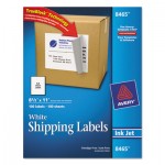 Avery Shipping Labels w/Ultrahold Ad & TrueBlock, Inkjet, 8 1/2 x 11, White, 100/Box AVE8465