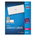 Avery Shipping Labels with TrueBlock Technology, 1 x 2 5/8, White, 7500/Box AVE45160