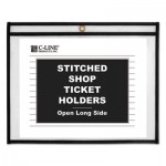 C-Line Shop Ticket Holders, Stitched, Sides Clear, 50 Sheets, 11 x 8 1/2, 25/Box CLI49911