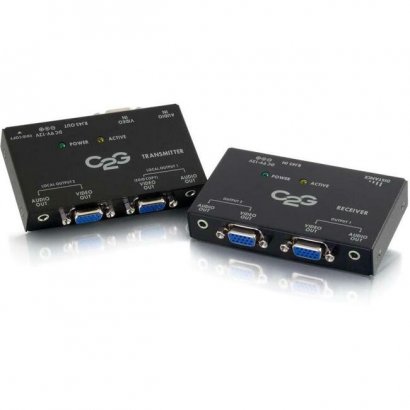 C2G Short Range VGA+3.5mm Audio over Cat5 Extender Kit 29221