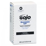 GOJ 7230 Shower Up Soap & Shampoo, Rose Colored, Pleasant Scent, 2000mL Refill, 4/Carton GOJ7230