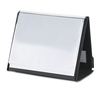 Cardinal ShowFile Horizontal Display Easel, 20 Letter-Size Sleeves, Black CRD52132
