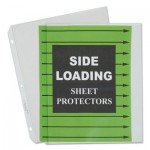 C-Line Side Loading Polypropylene Sheet Protector, Clear, 2", 11 x 8 1/2, 50/BX CLI62313