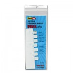 Redi-Tag Side-Mount Self-Stick Plastic Index Tabs, 1 inch, White, 416/Pack RTG31010