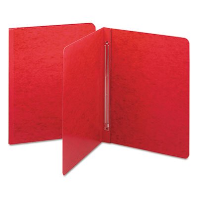 Smead Side Opening PressGuard Report Cover, Prong Fastener, Letter, Bright Red SMD81252
