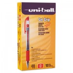 Uni-Ball Signo Gel GRIP Roller Ball Stick Gel Pen, Red Ink, Medium, Dozen SAN65452