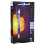 Uni-Ball Signo Gel GRIP Roller Ball Stick Gel Pen, Blue Ink, Medium, Dozen SAN65451