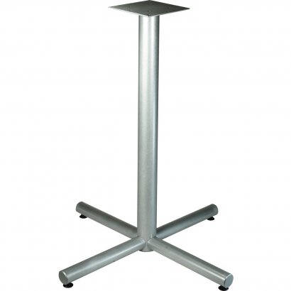 Lorell Silver Bistro-height X-leg Table Base 34431