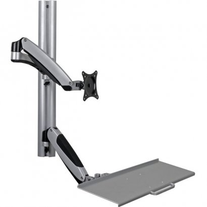 Tripp Lite Single-Display Sit-Stand Wall-Mount Workstation with Thin-Client Mount WWSS1327RWTC