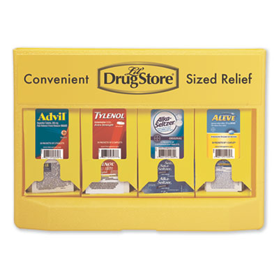 Lil' Drugstore Single-Dose Medicine Dispenser, 105-Pieces, Plastic Case, Yellow LIL71622
