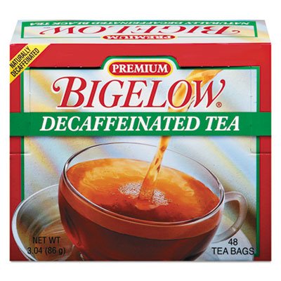 Bigelow Single Flavor Tea, Decaffeinated Black, 48 Bags/Box BTC00356