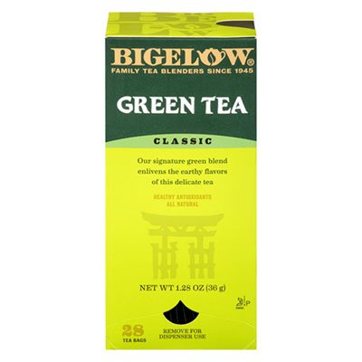 Bigelow RCB00388 Single Flavor Tea, Green, 28 Bags/Box BTC00388