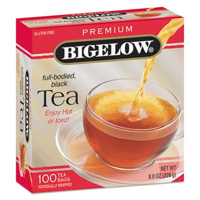 Bigelow RCB00351 Single Flavor Tea, Premium Ceylon, 100 Bags/Box BTC00351