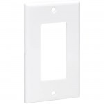 Tripp Lite Single-Gang Faceplate, Decora Style - Vertical, White N042D-100-WH