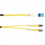 Black Box Single-Mode Value Line Patch Cable, ST-LC, 2-m (6.5-ft.) FOSM-002M-STLC