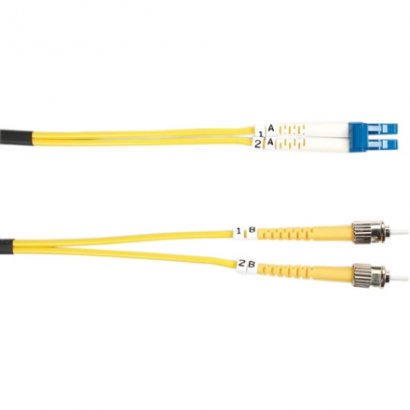 Black Box Single-Mode Value Line Patch Cable, ST-LC, 3-m (9.8-ft.) FOSM-003M-STLC