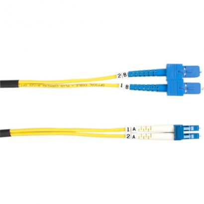 Black Box Single-Mode Value Line Patch Cable, SC-LC, 1-m (3.2-ft.) FOSM-001M-SCLC
