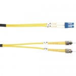 Black Box Single-Mode Value Line Patch Cable, ST-LC, 5-m (16.4-ft.) FOSM-005M-STLC