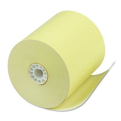 Pm Company Single Ply Thermal Cash Register/POS Rolls, 3 1/8" x 230 ft., Canary, 50/Ctn PMC05214C
