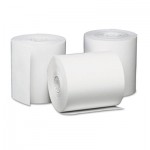 UNV35763 Single-Ply Thermal Paper Rolls, 3 1/8" x 230 ft, White, 50/Carton UNV35763