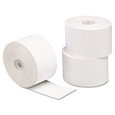 UNV35712 Single-Ply Thermal Paper Rolls, 3 1/8" x 230 ft, White, 10/Pack UNV35712