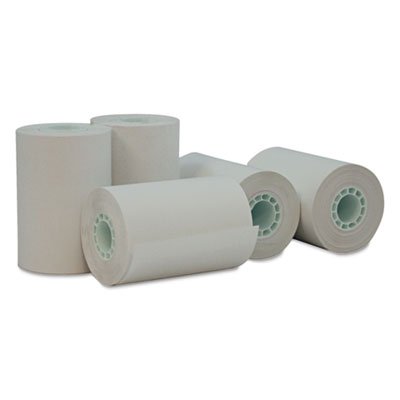 UNV35766 Single-Ply Thermal Paper Rolls, 2 1/4" x 55 ft, White, 50/Carton UNV35766