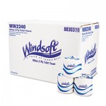 WIN 2240 Single Roll Bath Tissue, 500 Sheets/Roll, 96 Rolls/Carton WIN2240