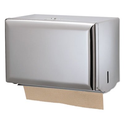 Singlefold Paper Towel Dispenser, Chrome, 10 3/4 x 6 x 7 1/2 SJMT1800XC