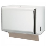 SAN T1800WH Singlefold Paper Towel Dispenser, White, 10 3/4 x 6 x 7 1/2 SJMT1800WH