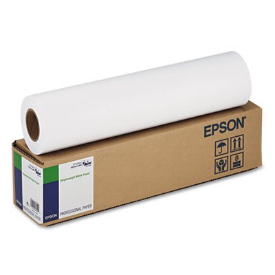 Singleweight Matte Paper, 120 g, 2" Core, 17" x 131 ft., White EPSS041746