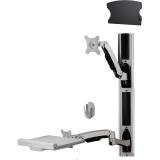 Amer Sit-Stand Combo Workstation Wall Mount System AMR1AWSV1