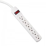IVR73306 Six-Outlet Power Strip, 6-Foot Cord, 1-15/16 x 10-3/16 x 1-3/16, Ivory