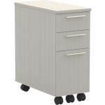 Safco Skinny Pedestal - 3-Drawer ABSPTSS