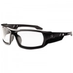 Ergodyne Skullerz Odin Safety Glasses, Black Frame/Clear Lens, Nylon/Polycarb EGO50000