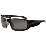 Ergodyne Skullerz Odin Safety Glasses, Black Frame/Smoke Lens, Anti-Fog, Nylon/Polycarb EGO50033
