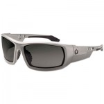 Ergodyne Skullerz Odin Safety Glasses, Gray Frame/Smoke Lens, Nylon/Polycarb EGO50130