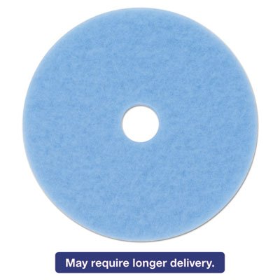 MCO 59824 Sky Blue Hi-Performance Burnish Pad 3050, 27" dia, 5/Carton MMM59824
