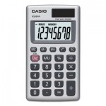 HA-8VA SL-300SV Handheld Calculator, 8-Digit LCD, Silver CSOHS8VA