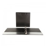 UNV20743 Slant-Ring Economy View Binder, 1-1/2" Capacity, Black UNV20743