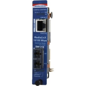 Advantech Slide-In Modular Media Converter 10/100Mbps to Fiber Series IMC-750-SE