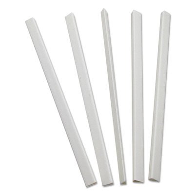 C-Line Slide 'N Grip Binding Bars, White, 11 x 1/4, 100/Box CLI34447