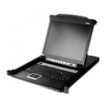 Aten Slideaway 17" LCD Console 8-Port Combo KVM with Peripheral Sharing Technology CL5708M