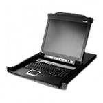 Aten Slideaway 19" LCD Console with 16-Port KVMP Switch CL5716M