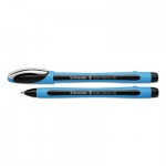 SchneiderA Slider Memo XB Stick Ballpoint Pen, 1.4 mm, Black Ink, Blue/Black Barrel, 10/Box RED150201