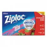 Ziploc Slider Storage Bags, 1 qt, 5.88" x 7.88", Clear, 9/Carton SJN316490