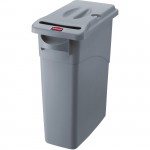 Rubbermaid Commercial Slim Jim Confidential Secure Container 9W15LGYCT