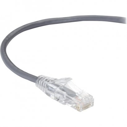 Black Box Slim-Net Cat.6 Patch UTP Network Cable C6PC28-GY-01