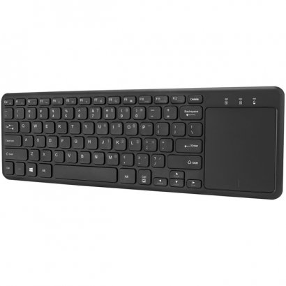 Adesso SlimTouch - Wireless Keyboard with Built-in Touchpad WKB-4050UB