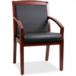 Sloping Arms Wood Guest Chair 20014